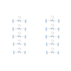 센스이따 아동용 조절 가능 바지 걸이, 01 블루, 10개입