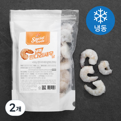 앤쿡 흰다리 새우살 (냉동), 450g, 2개