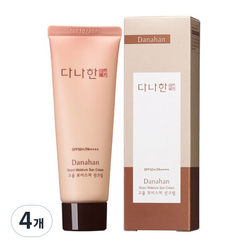 다나한 고율 모이스처 선크림 SPF50+ PA++++, 4개, 42ml