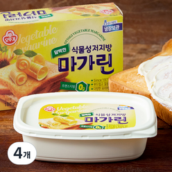 오뚜기 담백한 소프트 마가린, 180g, 4개