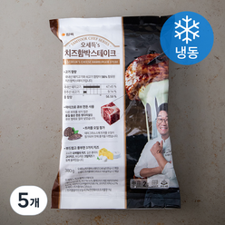 탐육 오세득 s 치즈함박스테이크 (냉동), 380g, 5개