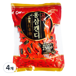 청우식품 고려홍삼캔디, 300g, 4개