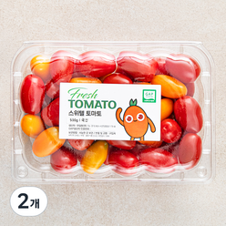 우일팜 GAP 인증 스위텔 토마토, 500g, 2팩