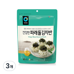 청정원 파래돌김자반, 3개, 50g