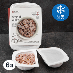 밥이야 0.5공기 밥맛밥라이트11곡밥 (냉동), 200g, 6개