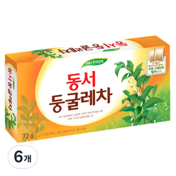 동서 둥굴레차 티백, 4g, 18개입, 6개