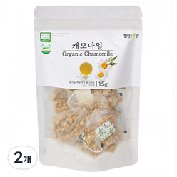 힐링앤팜 유기농 캐모마일, 1.5g, 10개입, 2개