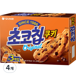 오리온 초코칩쿠키, 4개, 192g