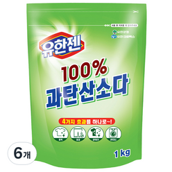 유한젠 과탄산소다 리필, 1kg, 6개