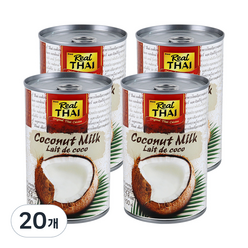 리얼타이 코코넛 밀크, 400ml, 20개