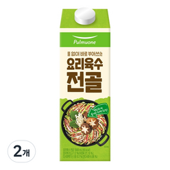 풀무원 요리육수 전골, 1000ml, 2개