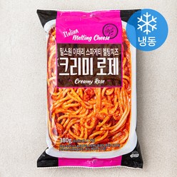 밀스원 이태리 스파게티 멜팅치즈 크리미 로제 (냉동), 380g, 1개