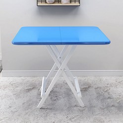 따니네 모던 접이식 테이블 80 x 80 x 75 cm ZZ014, 블루