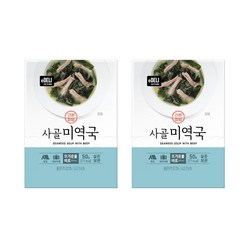 이델리 간편집밥 사골 미역국 5p, 50g, 2개