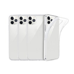 idear Cover 아이폰 X / XS 울트라씬 투명 젤리 휴대폰 케이스 4p