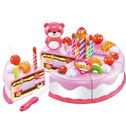 하늘썬별 맛있는 과일 생일 케이크 놀이 vdcakeh56p, 혼합색상