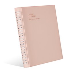 인디고 혼자공부 스터디체커 (6개월용) 스터디플래너 1개, 핑크
