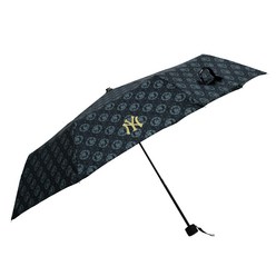 MLB 뉴욕양키스 원형 로고 패턴 3단 수동 우산
