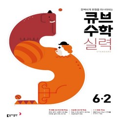 2024년 동아출판 큐브수학S 실력 standard 초등 6-2 6학년 2학기