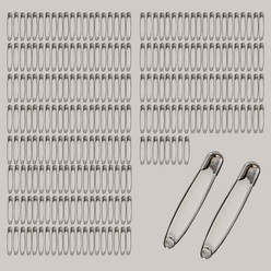 [어반하우스] 시침용 대용량 중형 옷핀 3.3cm 250개입 옷수선 벌크형, 1개, 실버