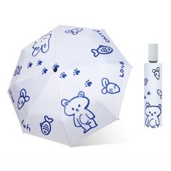 로르블랑 UV차단 3단 자동 우산 양산 우양산 (캐릭터 4종)