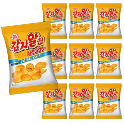 영양제과 감자알칩 치즈마요맛 24g x 10개 카사바칩 불량식품 스윙칩