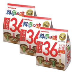 마루코메 미소시루 된장국 36식 x3팩, 단품