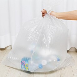 베로나 간편한 쓰레기 분리수거 비닐봉투 투명, 200개, 100L