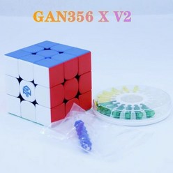 간 간즈 GAN 교육용 마그네틱 매직 큐브 전문가용 스피드 356X V2 퍼즐 자석 GAN356X V2 3x3x3