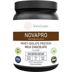 Nova Lucia 노바루시아 노바프로 웨이 아이솔레이트 프로틴 파우더 (밀크 초콜릿) 420g