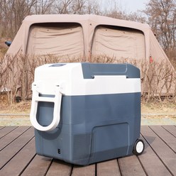 루컴즈 캠핑용 차량용 이동식 냉장고 220V어댑터+차량시거잭+분리형바스켓 포함 40L/50L, 50L