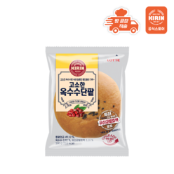 [빵공장 직송] 롯데베이커리 고소한 옥수수단팥(100g), 10봉, 120g
