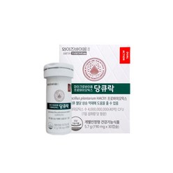 유한양행 와이즈바이옴 당큐락 190mg x 30캡슐(1개월분) 마이크로바이옴 혈당영양제, 1개, 30개