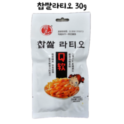 웨이룽 서현유통 라툐 라티아오 다맨진 중국간식 쫀드기, 30g, 10개