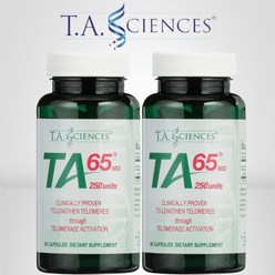 TA65 텔로미어 텔로머라제 활성 90 캡슐 2병 TA사이언스 Telomere