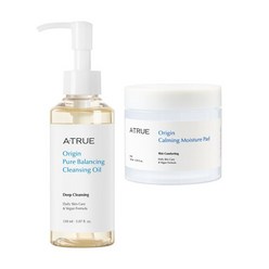 ATRUE [SET]오리진 퓨어 밸런싱 클렌징 오일 150ml + 오리진 카밍 모이스처 패드 80매, none