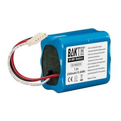 BAKTH 실용량 2200mAh 7.2V NiMH 교체 iRobot Braava 380, 1개