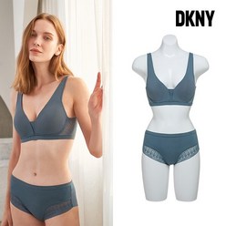 [DKNY] 홀리데이 컬렉션 브라팬티 2종 세트 GR