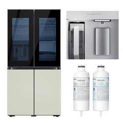 삼성 투명도어 듀얼 쇼케이스 비스포크 정수기 냉장고 정품 필터 RF85C98X2