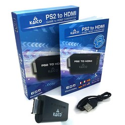 Kaico 에디션 플레이스테이션 2 PS2 HDMI 컨버터 to 컴포넌트 어댑터 TV에서 플레이 레트로 게이밍