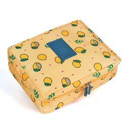 여행 방수 가방 남성용 세면 용품 보관 가방 여성용 화장품 보관 상자 화장품 보관 상자 세면 용품 세트 가방, 노란색