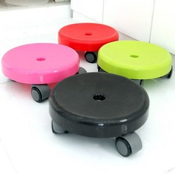 바퀴의자 청소의자 핑크 이동식 좌식 바닥 작업의자, [W7A5F3E], 단일상품(무옵션)　　[#516]▷, 단품