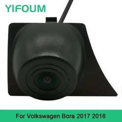 YIFOUM-HD CCD 자동차 전면 주차 야간 투시경 포지티브 방수 로고 카메라 폭스 바겐 VW Bora 2017 2018, 한개옵션0