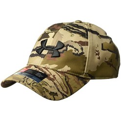 Under Armour 남성용 카모 2.0 모자, Ua Barren Camo (999)/Black