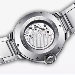 JUNHOMEDEC 남자 메탈 손목시계 명품 용오토매틱손목시계