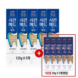 시린메드 에프 치약 125g x 5p + 30g x 5p, 1세트