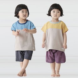 [세이프베이비] 모모 풍기인견 아기외출복 유아상하복 아기인견옷 유아외출복 아기실내복