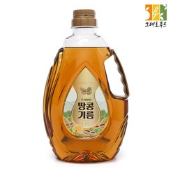 프리미엄 땅콩기름 1.8L 땅콩유 피넛 오일, 1개