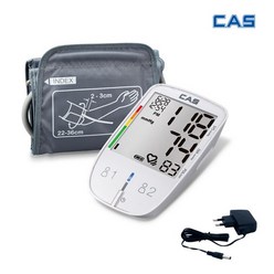 카스 자동 전자 혈압계 MD2680 + 전용 어댑터 가정용 팔뚝형 혈압계, 1세트