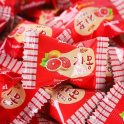맛고을식품 New 자몽 캔디 1800g 식품 > 스낵/간식 초콜릿/사탕/젤리/껌 캔디류 일반하드캔디, 1개